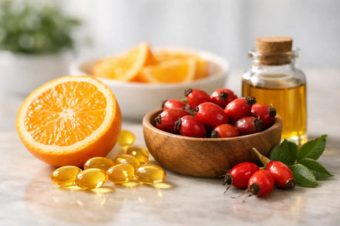 Vitamin C with Rosehip Benefits for Daily Health